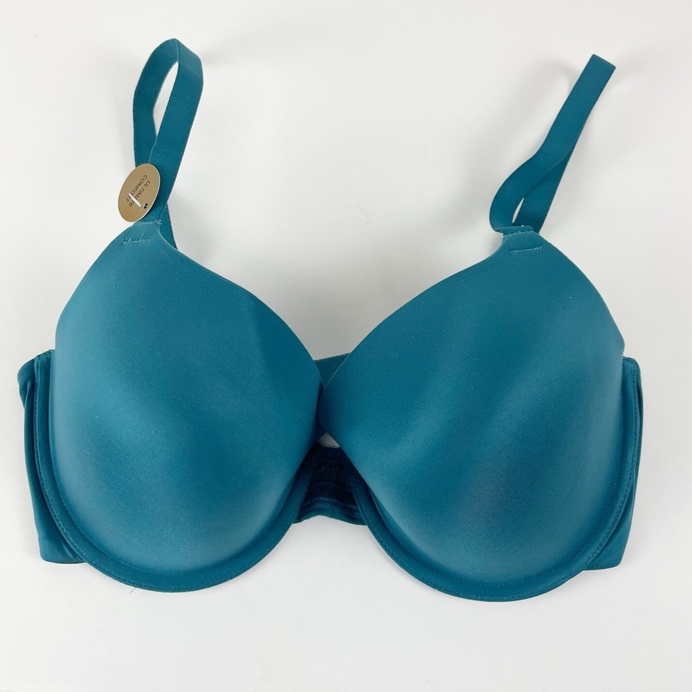 Wacoal Bra Womens 36DD Teal Comfort Bra Adjustable Straps Underwire NWT NEW